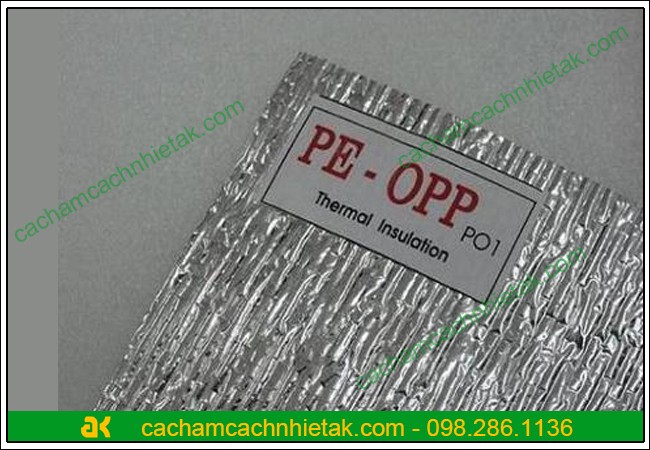 Mút xốp PE-OPP một mặt bạc (PO1)