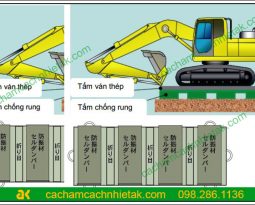 Hướng dẫn thi công tấm chống rung cho sàn sử dụng tấm chống rung Cell Damper