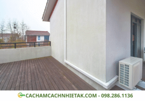Máng nhựa điều hòa AKA nối vuông khác mặt phẳng