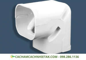 Máng nhựa điều hòa AKA nối vuông khác mặt phẳng